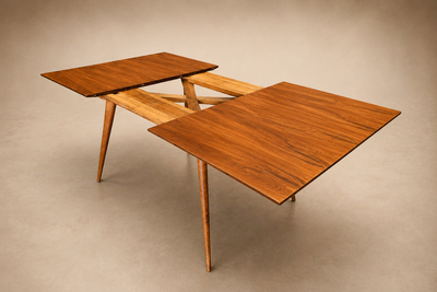 Ernesto Hauner Brazilian Extendable Dining Table in Cavi na by Ernesto Hauner for Mobilinea