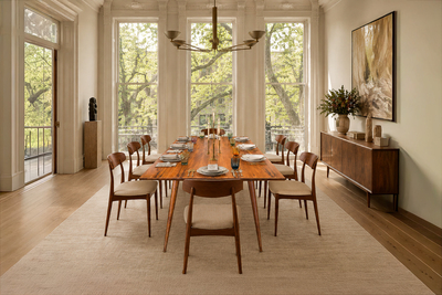 Ernesto Hauner Brazilian Extendable Dining Table in Cavi na by Ernesto Hauner for Mobilinea