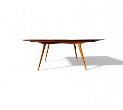 Ernesto Hauner Brazilian Modern Dining Table in Caviuna Ernesto Hauner for Mobilinea 1950s