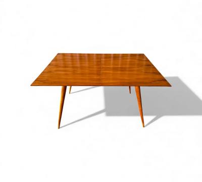Ernesto Hauner Brazilian Modern Dining Table in Caviuna Ernesto Hauner for Mobilinea 1950s