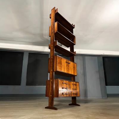 Ernesto Hauner Modular Brazilian Rosewood Shelving Unit by Ernesto Hauner Brazil Lot 182A