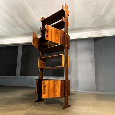Ernesto Hauner Modular Brazilian Rosewood Shelving Unit by Ernesto Hauner Brazil Lot 182B