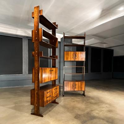Ernesto Hauner Modular Brazilian Rosewood Shelving Unit by Ernesto Hauner Brazil Lot 182B