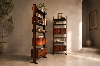 Ernesto Hauner Modular Brazilian Rosewood Shelving Units by Ernesto Hauner Brazil