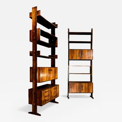 Ernesto Hauner Modular Brazilian Rosewood Shelving Units by Ernesto Hauner Brazil Lot 182