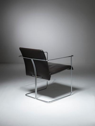 Ernesto Radaelli Pair of P15 Armchairs by Ernesto Radaelli for Saporiti