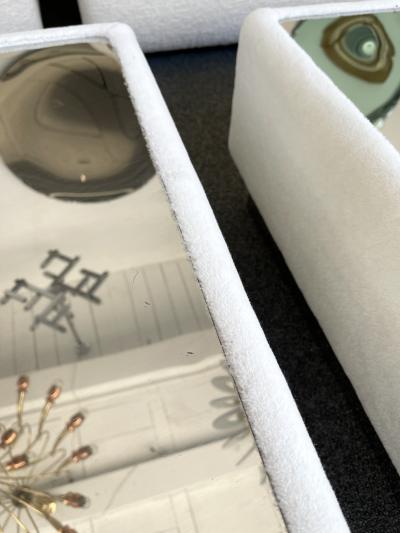 Ernesto Radaelli Pair of Tables Kenthia by Ernesto Radaelli for Saporiti Italy 1970s