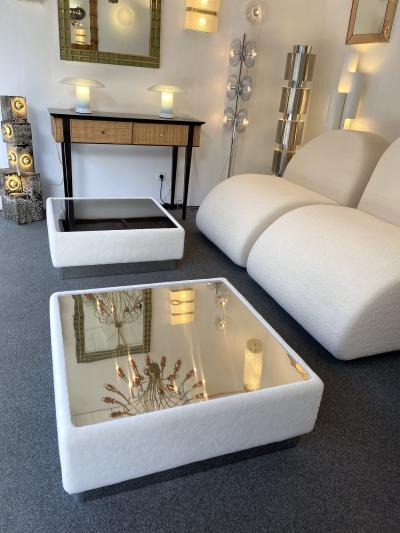 Ernesto Radaelli Pair of Tables Kenthia by Ernesto Radaelli for Saporiti Italy 1970s