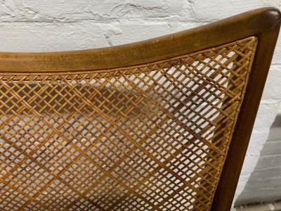 Erno Fabry Set of 6 Erno Fabry Cane Back Dining Chairs