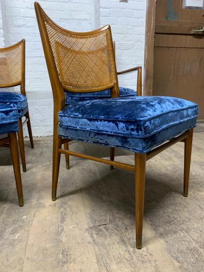 Erno Fabry Set of 6 Erno Fabry Cane Back Dining Chairs