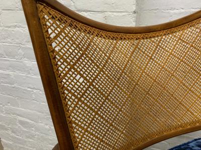 Erno Fabry Set of 6 Erno Fabry Cane Back Dining Chairs