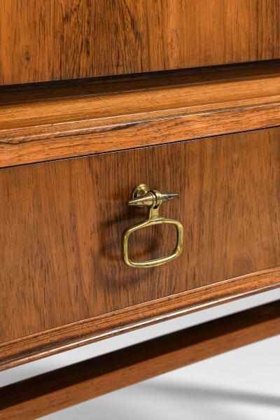 Ernst K hn Cabinet in Rosewood and Brass by Ernst K hn 1940s