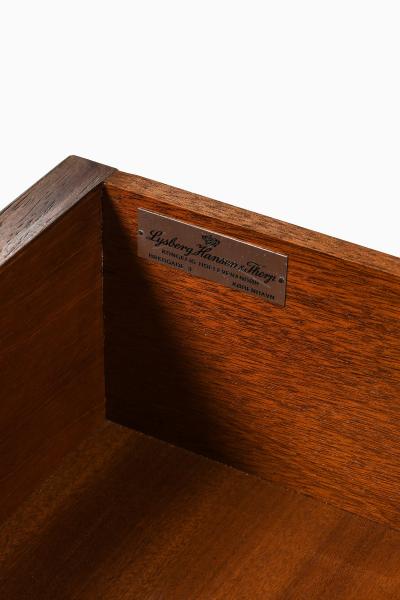 Ernst K hn Cabinet in Rosewood and Brass by Ernst K hn 1940s