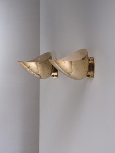 Ernst K hn Ernst Kuhn pair of brass wall lamps