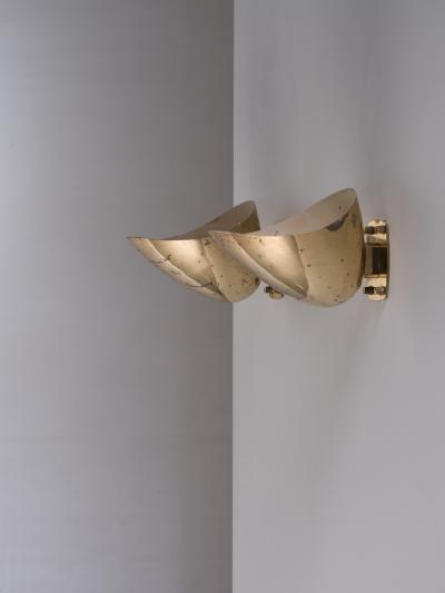 Ernst K hn Ernst Kuhn pair of brass wall lamps