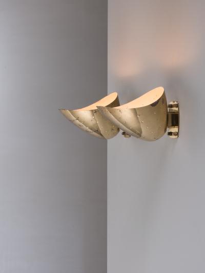 Ernst K hn Ernst Kuhn pair of brass wall lamps