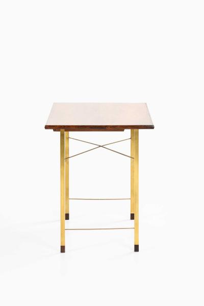 Ernst K hn Lysberg Hansen Therp Rosewood Brass Desk 1940s