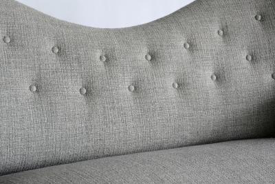 Ernst K hn Sculptural Ernst K hn Sofa with Wing Shaped Back Normina A S Denmark 1930s