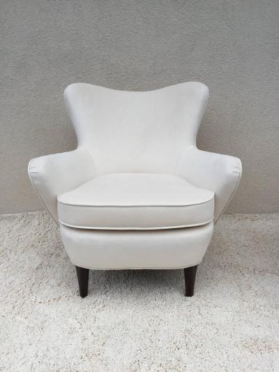 Ernst Schwadron Pair Rare Ernst Schwadron Club Chairs for Rena Rosenthal
