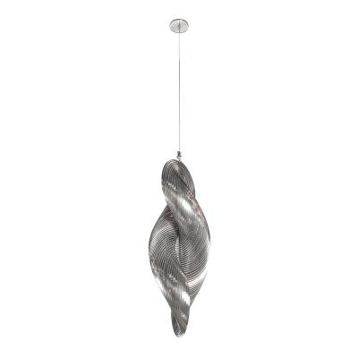 Erwin Hauer Mid Century Spiral Stainless Steel Hanging Sculpture 1 100 signed Erwin Hauer