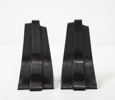 Esa Fedrigolli Esa Fedrigolli Modernist Bronze Bookends
