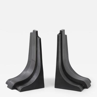 Esa Fedrigolli Esa Fedrigolli Modernist Bronze Bookends