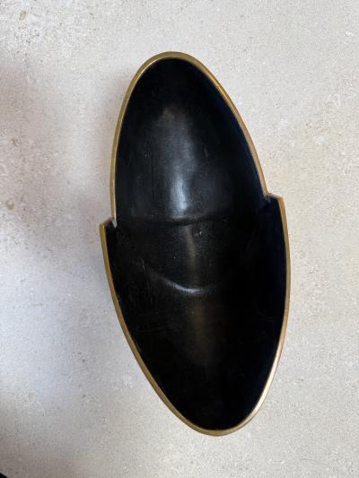 Esa Fedrigolli Esa Fedrigolli Sculptural Bowl in Cast Bronze Italy 1970s