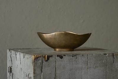 Esa Fedrigolli Esa Fedrigolli Sculptural Bowl in Sand Cast Bronze Italy 1960s