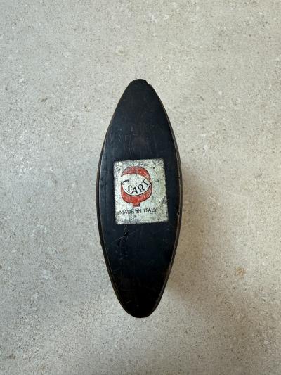 Esa Fedrigolli Esa Fedrigolli Sculptural Brass and Black Metal Vase