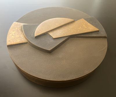 Esa Fedrigolli Esa Fedrigolli Sculptural Bronze Italian Box