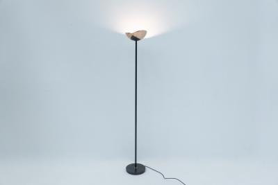 Esa Fedrigolli Pair of Mid Century Modern Bronze Floor Lamps by Esa Fedrigolli
