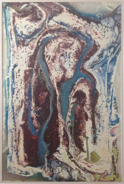 Eska Smythe Large Eska Smythe Abstract Oil on Canvas