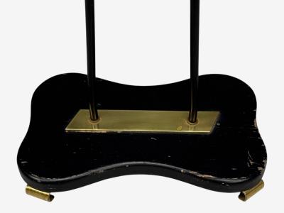 Eskilstuna Elektrofabrik Floor Lamp Laqcuered Metal Brass Sweden 1960s