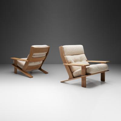Esko Pajamies Pair of Pele Lounge Chairs by Esko Pajamies for Lepokalusto Finland 1970s