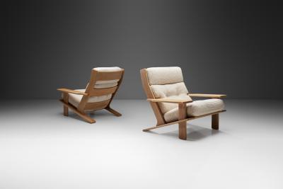 Esko Pajamies Pair of Pele Lounge Chairs by Esko Pajamies for Lepokalusto Finland 1970s