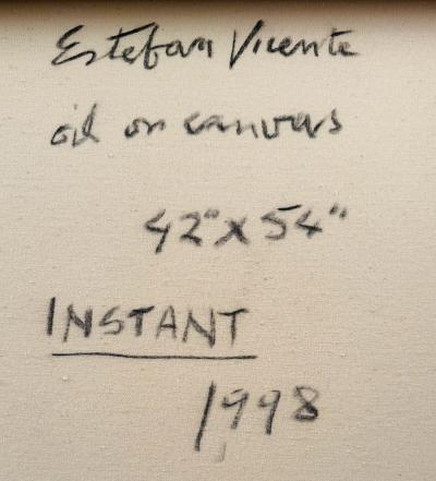 Esteban Vicente INSTANT