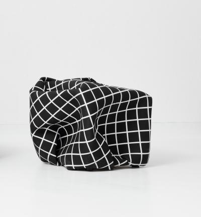 Esther Stocker WRINKLE PLANET KNITTERPLANET a sculpture for seating landscape