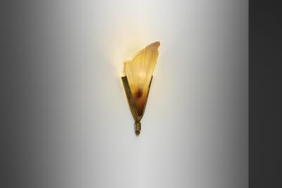 Etablissements Jean Gauthier Art Deco Wall Lamp for tablissement Jean Gauthier France 20th Century