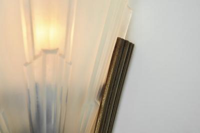 Etablissements Jean Gauthier Art Deco Wall Lamp for tablissement Jean Gauthier France 20th Century
