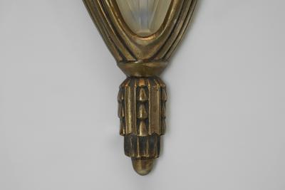 Etablissements Jean Gauthier Art Deco Wall Lamp for tablissement Jean Gauthier France 20th Century