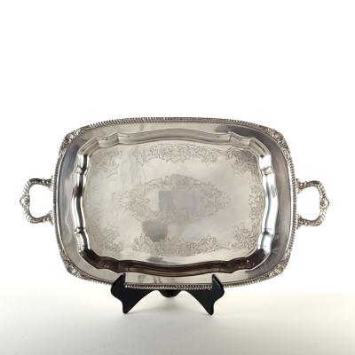 Eternally Yours Silver Plate Tray by Rogers Brothers U S A c 1950