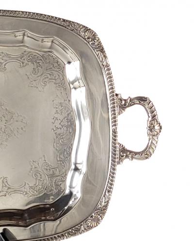 Eternally Yours Silver Plate Tray by Rogers Brothers U S A c 1950