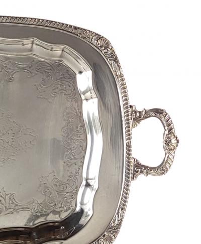 Eternally Yours Silver Plate Tray by Rogers Brothers U S A c 1950