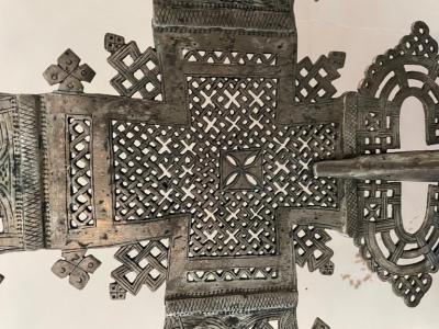 Ethiopian Coptic Processional Cross