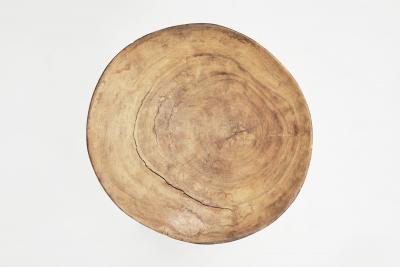 Ethiopian Style Stool with Scrolled legs Norway first half of the 20th century