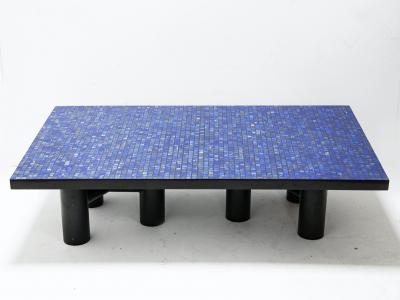 Etienne Allemeersch Lapis Lazuli coffee table