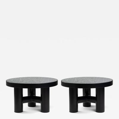 Etienne Allemeersch Pair of side tables