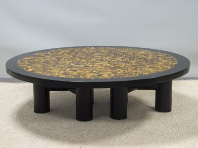 Etienne Allemeersch Tiger eye coffee table