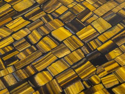 Etienne Allemeersch Tiger eye coffee table