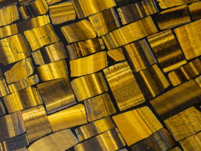 Etienne Allemeersch Tiger eye coffee table